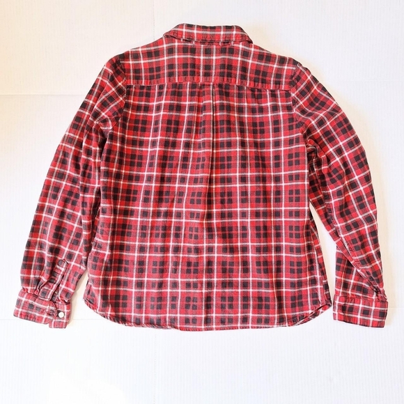 Levis Flannel Shirt Mens Size XL Slim Fit Buffalo Plaid Long Sleeve Button Up - Picture 2 of 5
